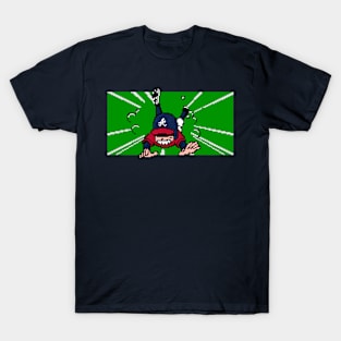 8-Bit Baseball Slide - Atlanta T-Shirt